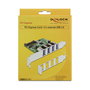 DeLOCK 89360 Tarjeta PCI Express x1 a 4 Puertos USB 3.2 Gen 1 Tipo A Externos 5 Gbps, para Windows y Linux