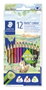 Staedtler Noris Colour Slim Lápices de Colores, 12 Colores Surtidos, Triangular
