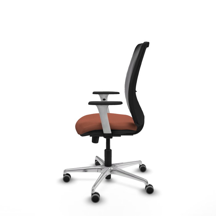 PIQUERAS Y CRESPO Silla de oficina Zulema con mecanismo Sincro, Marrón y Negro PIQUERAS Y CRESPO Silla de oficina Zulema con mecanismo Sincro, Marrón y Negro
