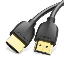 Vention Cable HDMI 2.0 4K 60Hz HDR 2 Metros Macho-Macho Negro para Portátil, TV, Consola, Monitor
