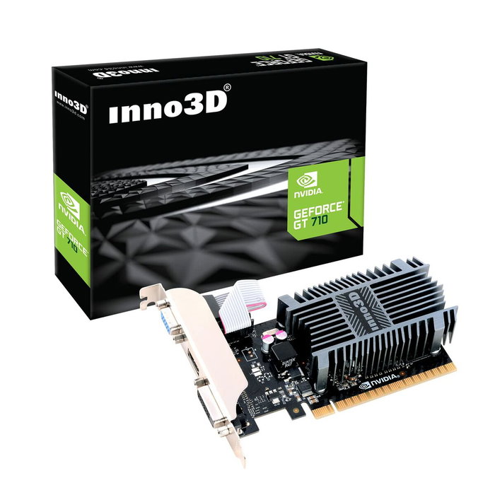 Inno3D GeForce GT 710 2GB GDDR3 64-bit HDMI, VGA, DVI-D Inno3D GeForce GT 710 2GB GDDR3 64-bit HDMI, VGA, DVI-D