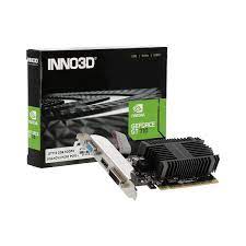 INNO3D Tarjeta Gráfica GeForce GT 710 2GB GDDR3 64-bit, 954 MHz, 192 núcleos, HDMI, VGA, DVI-D, Resolución 4K