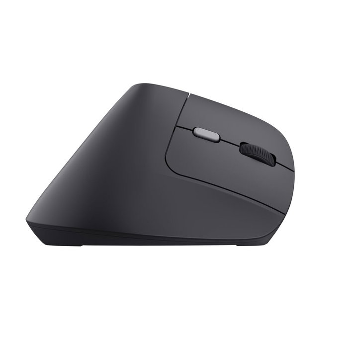 Trust TM-270 Ratón Ergonómico Vertical Inalámbrico Recargable 2400 DPI Negro