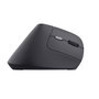 Trust TM-270 Ratón Ergonómico Vertical Inalámbrico Recargable 2400 DPI Negro