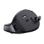 Trust TM-270 Ratón Ergonómico Vertical Inalámbrico Recargable 2400 DPI Negro