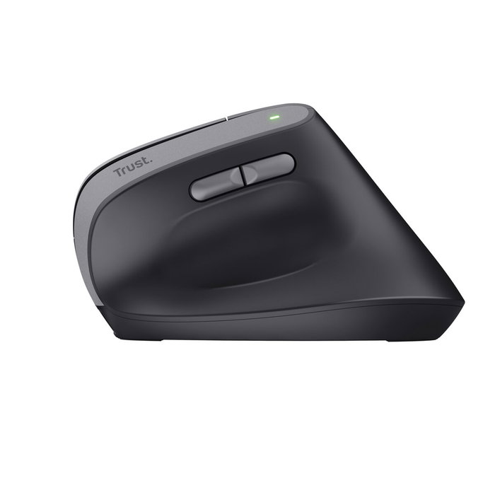 Trust TM-270 Ratón Ergonómico Vertical Inalámbrico Recargable 2400 DPI Negro