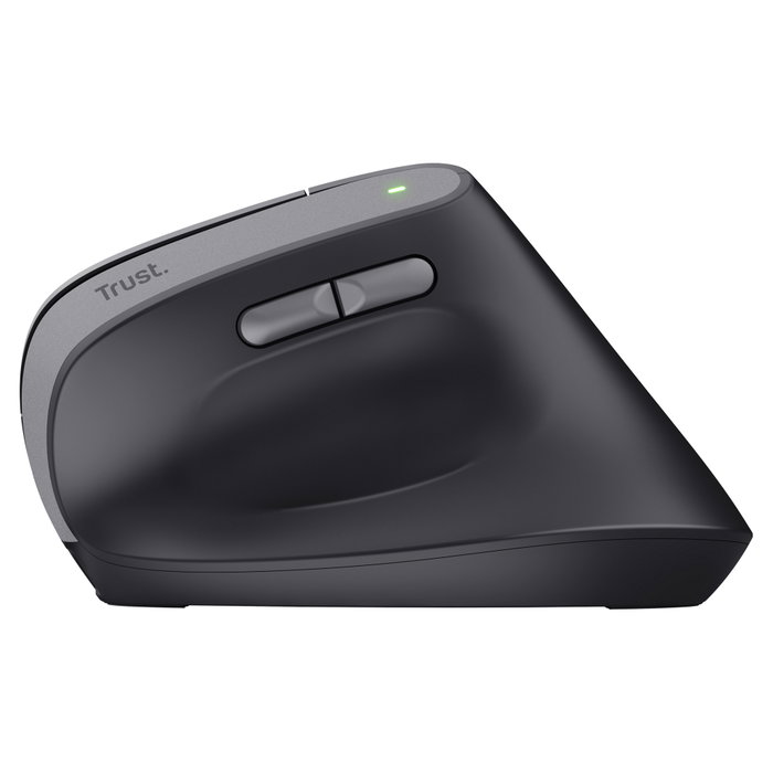 Trust TM-270 Ratón Ergonómico Vertical Inalámbrico Recargable 2400 DPI Negro