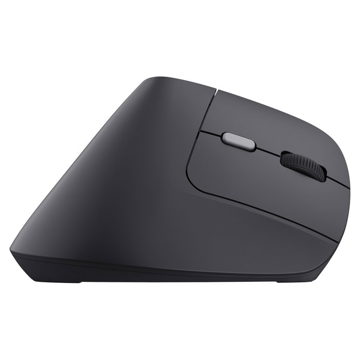 Trust TM-270 Ratón Ergonómico Vertical Inalámbrico Recargable 2400 DPI Negro