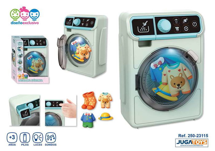 Jugatoys Lavadora con centrifugado, luces y sonidos