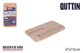 Quttin Tabla de cortar madera 27 x 15 cm (12 Unidades)