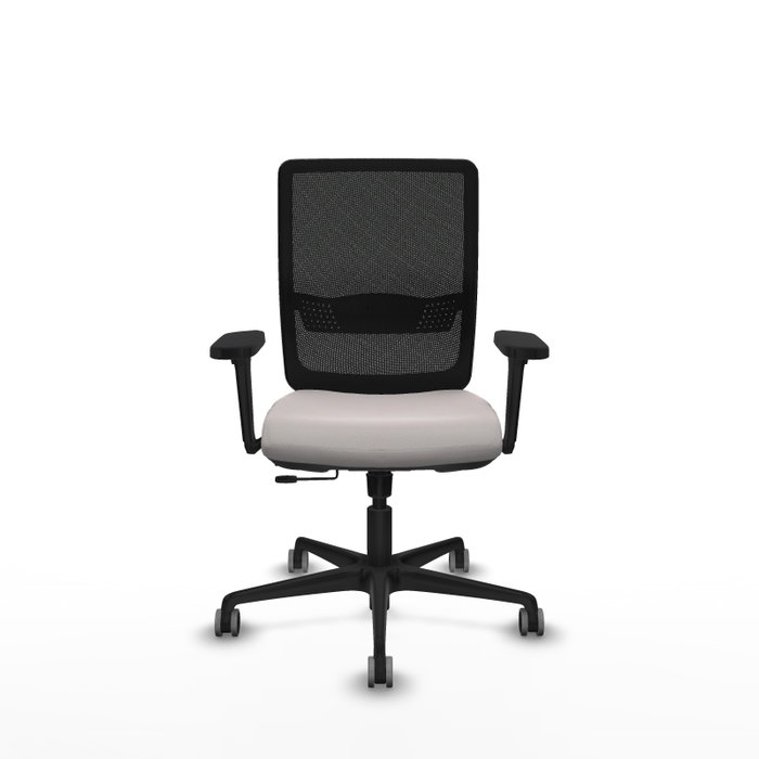 PIQUERAS Y CRESPO Silla de oficina Haches con mecanismo Sincro/Traslack Blanco y Negro PIQUERAS Y CRESPO Silla de oficina Haches con mecanismo Sincro/Traslack Blanco y Negro