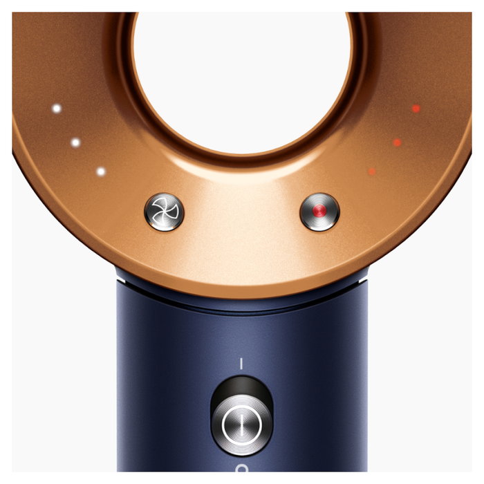 Dyson Supersonic Secador de Pelo Liso + Ondulado Azul de Prusia/Cobre