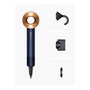 Dyson Supersonic Secador de Pelo Profesional 1600W con Tecnología Iónica, Color Azul Noche y Cobre, Incluye 3 Boquillas