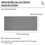 HP Alfombrilla de escritorio 200 Sanitizable, Gris, 700 x 300 mm