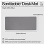HP Alfombrilla de escritorio 200 Sanitizable, Gris