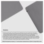 HP Alfombrilla de escritorio 200 Sanitizable, Gris