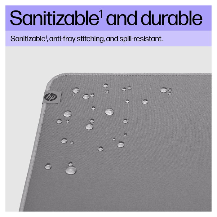 HP Alfombrilla de escritorio 200 Sanitizable, Gris