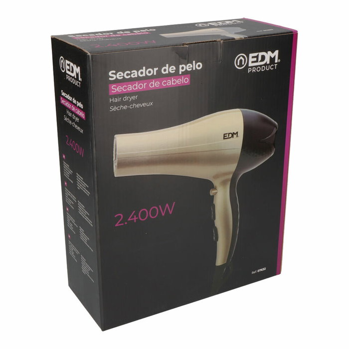 Edm Secador de pelo con difusor iónico 1900-2400W