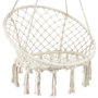 Home Deco Factory Columpio Macramé Natural 120x80 cm Exterior Hierro Poliéster