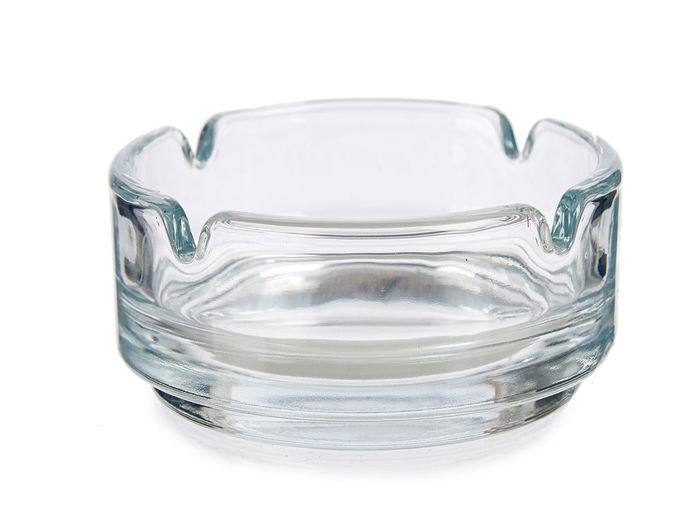 Vivalto Set 2 Ceniceros de Vidrio Transparente 7.2 cm (Set de 36)