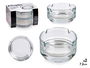 Vivalto Set 2 Ceniceros de Vidrio Transparente 7.2 cm (Set de 36)