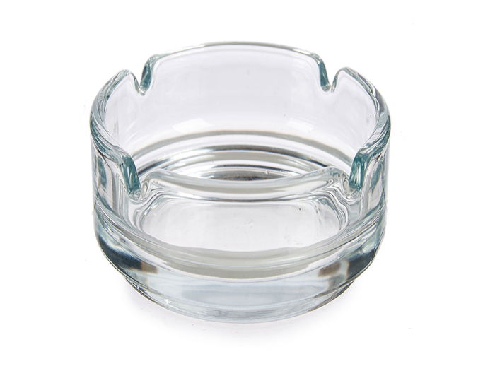 Vivalto Set 2 Ceniceros de Vidrio Transparente 7.2 cm (Set de 36)