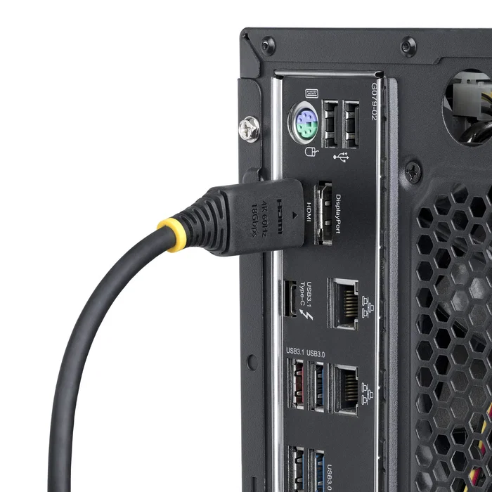 StarTech HDMI2-CABLE-4K60-3M Cable HDMI 2.0 Premium Certificado 3m, 4K 60Hz, 144Hz, HDR10, HDCP 2.2, ARC, 18 Gbps, Alta Velocidad, Negro