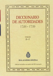 Diccionario de autoridades, VV.AA. - J DE J EDITORES