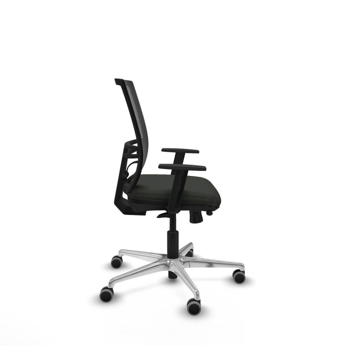PIQUERAS Y CRESPO Silla de oficina Yunquera con mecanismo Sincro/Traslack Negra PIQUERAS Y CRESPO Silla de oficina Yunquera con mecanismo Sincro/Traslack Negra