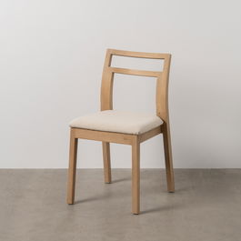 Silla Natural-Beige Tejido-Madera 41 X 50 X 81 cm
