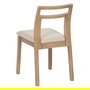 Silla Natural-Beige Tejido-Madera 41 X 50 X 81 cm (Set de 2)