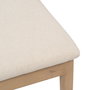 Silla Natural-Beige Tejido-Madera 41 X 50 X 81 cm (Set de 2)