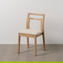 Silla Natural-Beige Tejido-Madera 41 X 50 X 81 cm (Set de 2)
