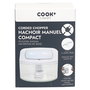 Cook Concept Picadora Manual Mini con Cuchillas de Acero Inoxidable, 2 Cuchillas Incluidas