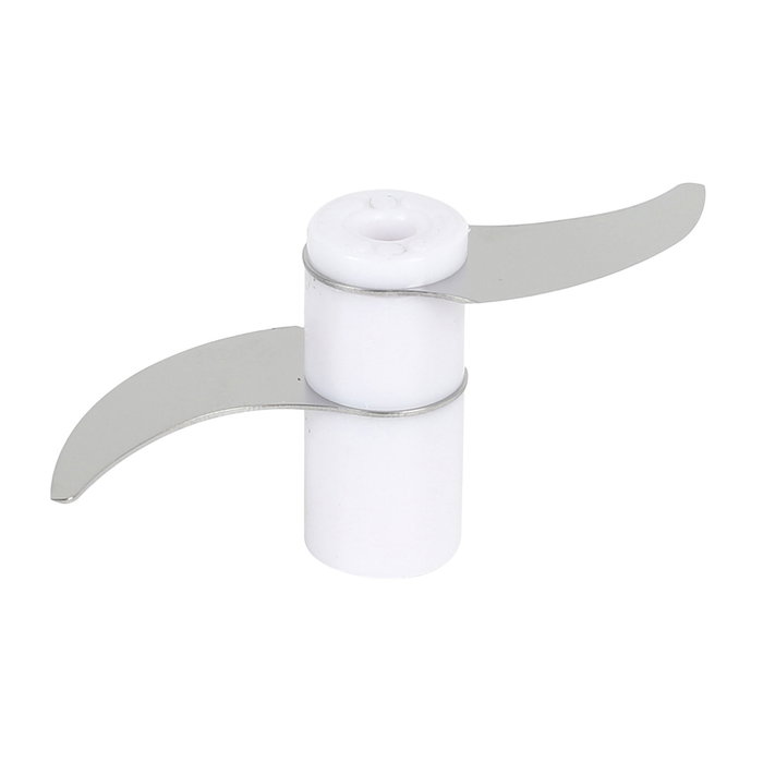 Cook Concept Picadora Manual Mini con Cuchillas de Acero Inoxidable, 2 Cuchillas Incluidas