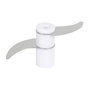 Cook Concept Picadora Manual Mini con Cuchillas de Acero Inoxidable, 2 Cuchillas Incluidas