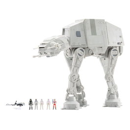 Jazwares Star Wars Micro Galaxy Squadron Vehículo Assault Class AT-AT con Figuras