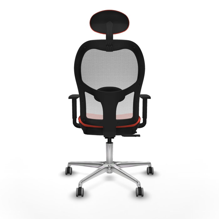 PIQUERAS Y CRESPO Silla de oficina Jorquera con mecanismo Sincro/Traslack, Naranja oscuro y Blanco PIQUERAS Y CRESPO Silla de oficina Jorquera con mecanismo Sincro/Traslack, Naranja oscuro y Blanco