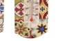 DKD Home Decor Termómetro de Gres con Azulejos y Acabado Dorado