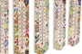 DKD Home Decor Termómetro de Gres con Azulejos y Acabado Dorado