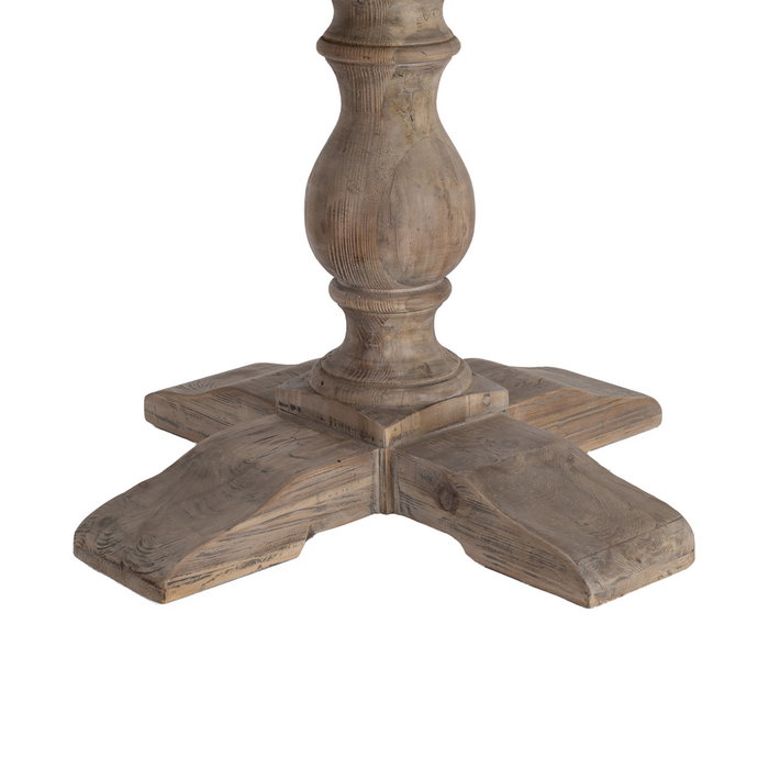 Ixia Mesa de Comedor de Madera de Pino 140 x 140 x 76 cm Ixia Mesa de Comedor de Madera de Pino 140 x 140 x 76 cm