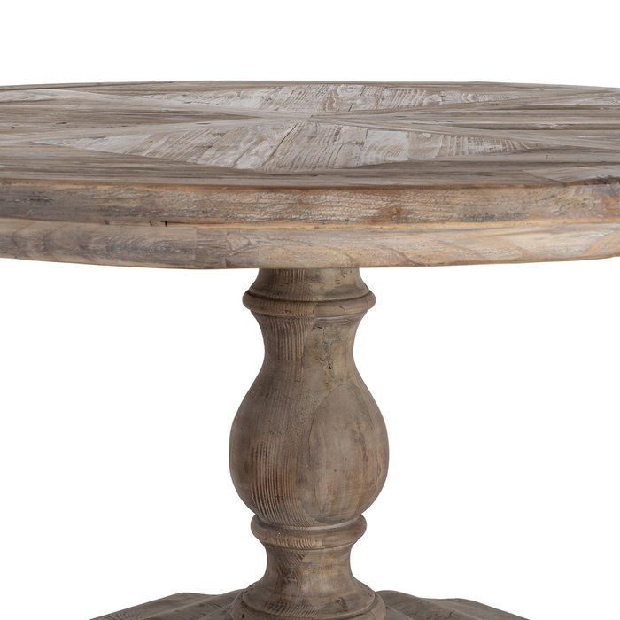 Ixia Mesa de Comedor de Madera de Pino 140 x 140 x 76 cm Ixia Mesa de Comedor de Madera de Pino 140 x 140 x 76 cm