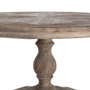 Ixia Mesa de Comedor de Madera de Pino 140 x 140 x 76 cm