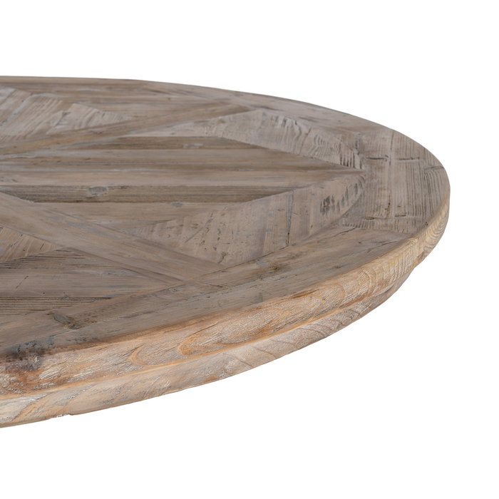 Ixia Mesa de Comedor de Madera de Pino 140 x 140 x 76 cm Ixia Mesa de Comedor de Madera de Pino 140 x 140 x 76 cm