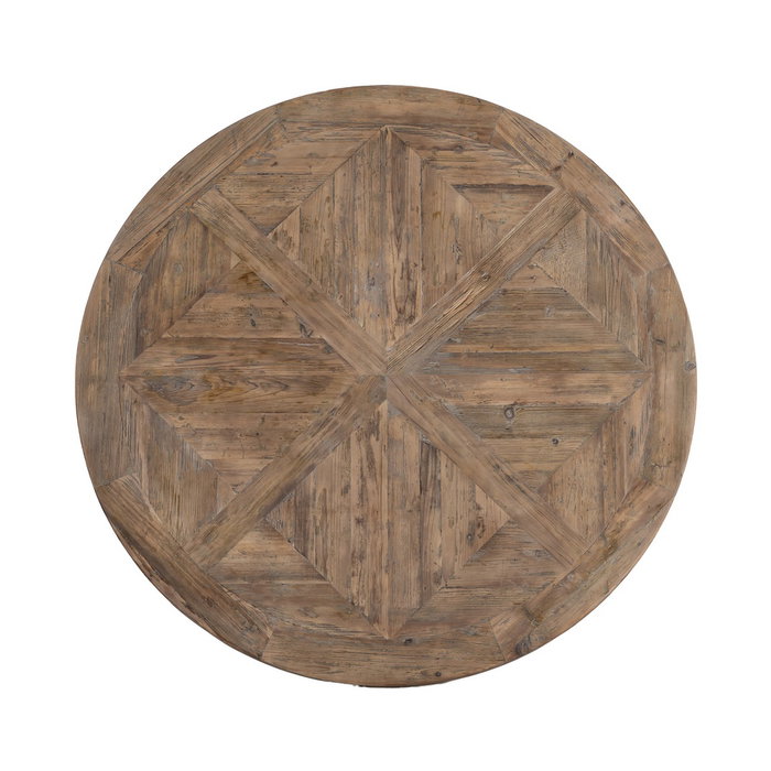 Ixia Mesa de Comedor de Madera de Pino 140 x 140 x 76 cm Ixia Mesa de Comedor de Madera de Pino 140 x 140 x 76 cm
