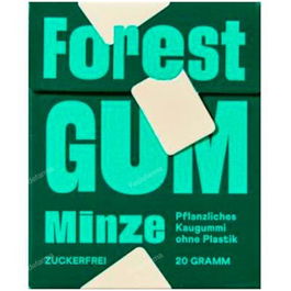 FOREST GUM Chicle Sabor Menta 20Gr. Vegan