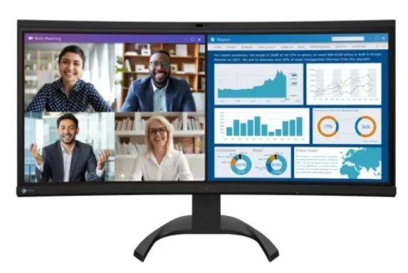 Eizo FlexScan EV3450XC-BK Curvo 34.1 Pulgadas UltraWide Quad HD IPS Eizo FlexScan EV3450XC-BK Curvo 34.1 Pulgadas UltraWide Quad HD IPS