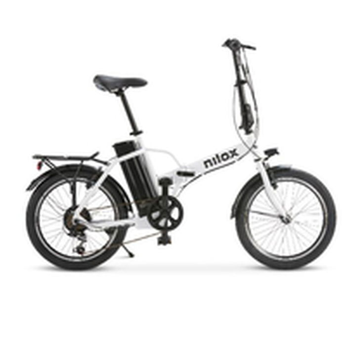Bicicleta Eléctrica Nilox J1 PRO Blanco 250 W 9600 mAh 20"