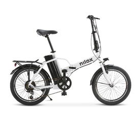 Bicicleta Eléctrica Nilox J1 PRO Blanco 250 W 9600 mAh 20"