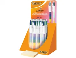 Bic Bolígrafo 4 Colours Rainbow de 4 colores, punta 1 mm
